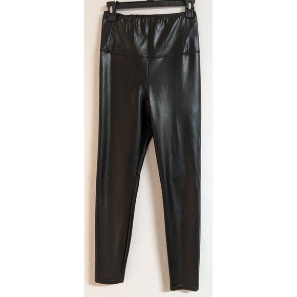 Wilfred Free "Daria" Pant High-waisted UnReal Black Leather Leggings Medium - Picture 2 of 8